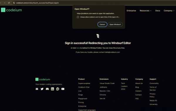 AI编程助手Windsurf下载AI编程工具CodeiumWindsurfv1.7.0x64免费安装版下载