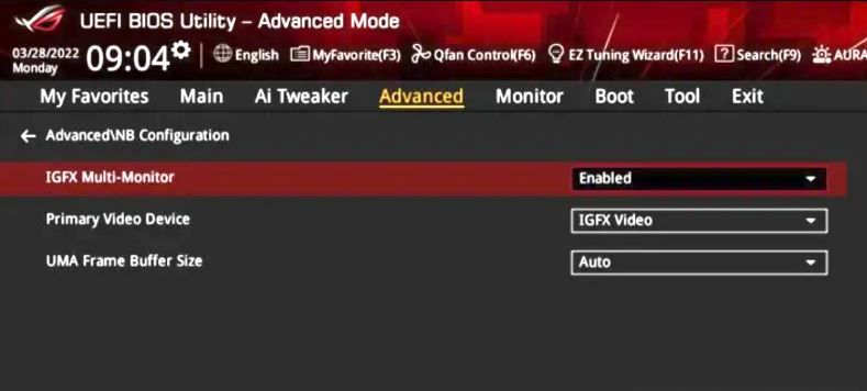 华硕Intel/AMD主板iGPU核显怎么开启和关闭?