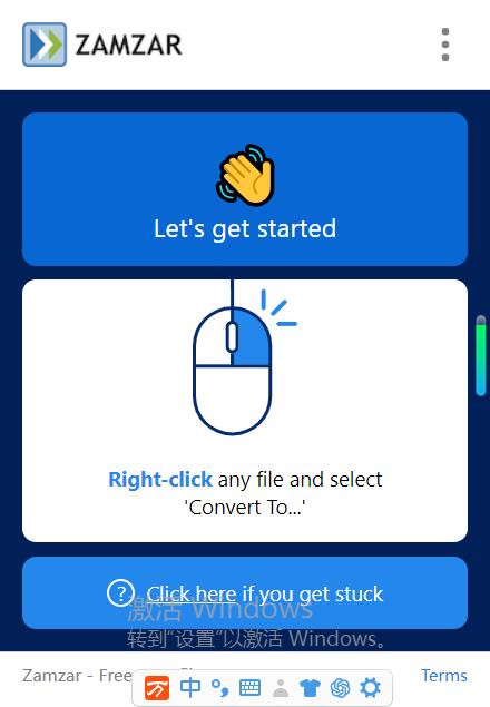 Zamzarpc端下载Zamzar(文件格式转换器)v1.1.0英文免费安装版下载 Zamzarpc端下载Zamzar(文件格式转换器)v1.1.0英文免费安装版下载