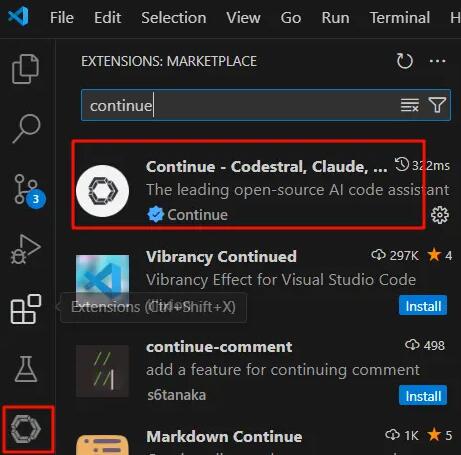 Continue编程助手下载VScode神级Ai代码插件Continuev1.1.24开源版下载