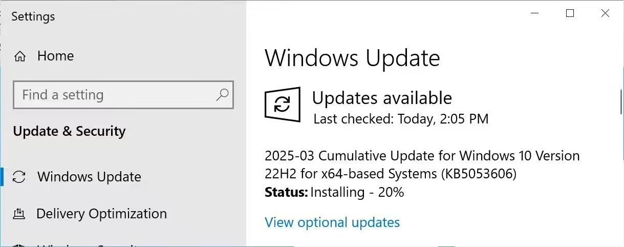 Win10三月累积更新KB5053606惹祸:安装失败/系统卡顿/打印机故障