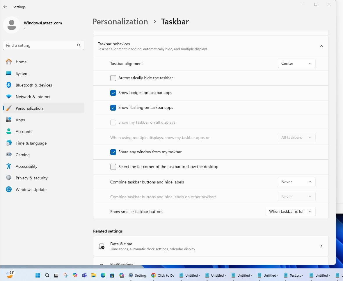 任务栏图标支持自动缩放! Win11 Dev KB5055625更新发布