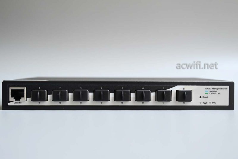 联果8口万兆三层全光交换机LG-SWTGW3C8F拆机测评 联果8口万兆三层全光交换机LG-SWTGW3C8F拆机测评