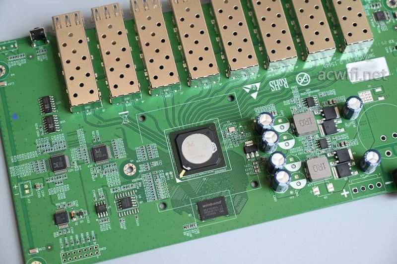 联果8口万兆三层全光交换机LG-SWTGW3C8F拆机测评 联果8口万兆三层全光交换机LG-SWTGW3C8F拆机测评