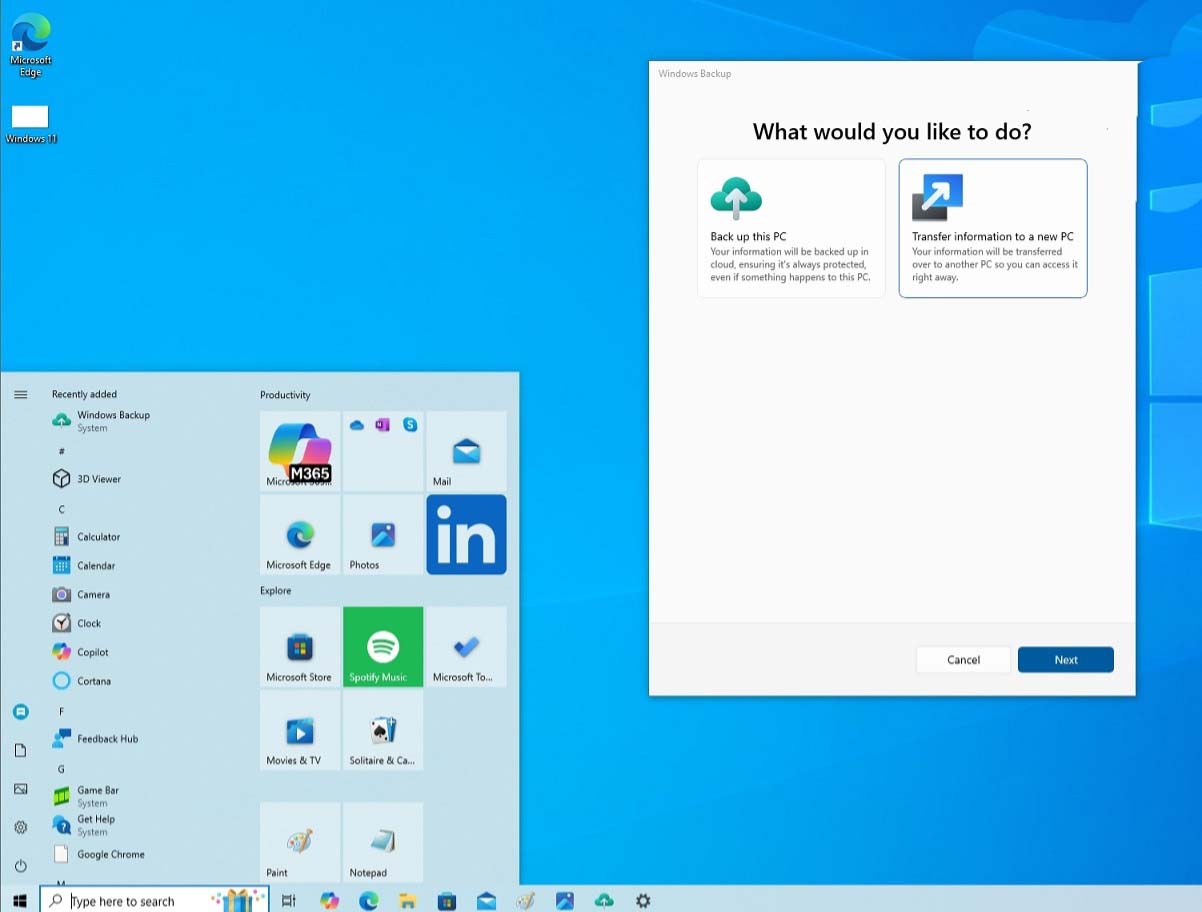 微软推出新备份工具:助力用户将数据从Win10迁移至Win11 微软推出新备份工具:助力用户将数据从Win10迁移至Win11