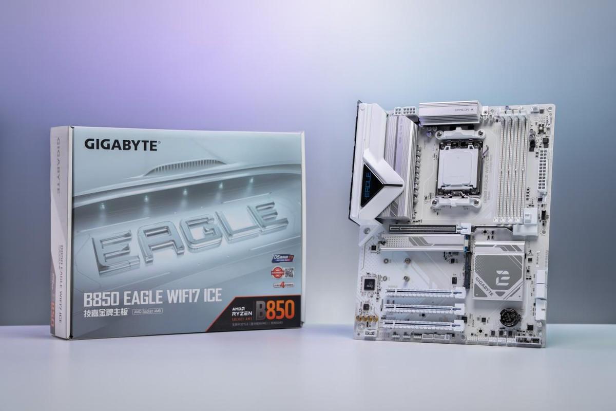 高性价比纯白ATX主板! 技嘉B850 EAGLE WIFI7 ICE主板测评 高性价比纯白ATX主板! 技嘉B850 EAGLE WIFI7 ICE主板测评