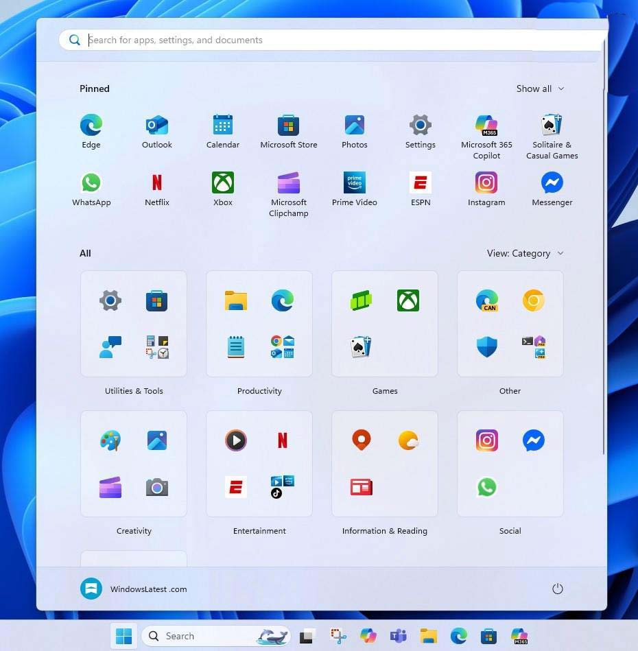 新旧版开始菜单相比! Win11 24H2新版开始菜单应用分类仅支持预设类别 新旧版开始菜单相比! Win11 24H2新版开始菜单应用分类仅支持预设类别