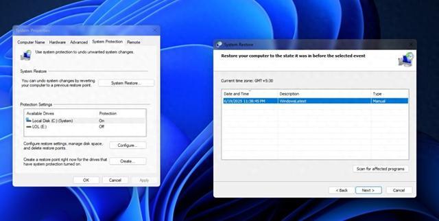 记得及时备份! 微软确认:Win11系统还原点有效期60天