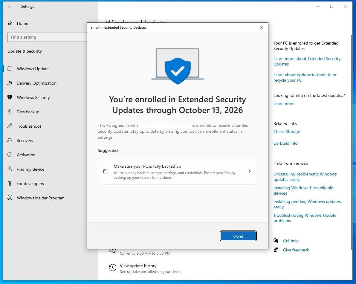 微软澄清! 所有Win10设备均可免费延长支持1年包括不满足不满足Win11升级条件的