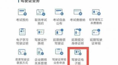 手机电子驾驶证怎么开通