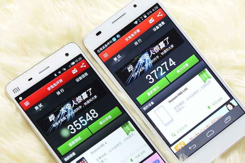 荣耀6 VS 小米4 华为荣耀6与小米4对比评测（详细全面）