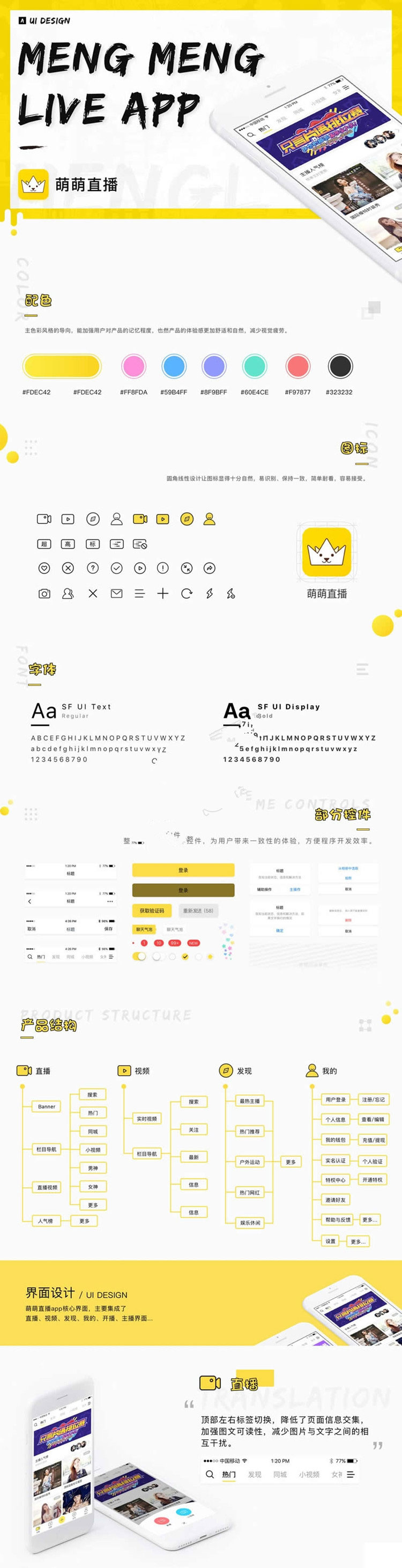 2020新款萌萌直播社交视频社区APP源码 安卓+ios双端原生源码 后端+代理端源码